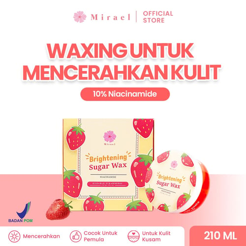 Mirael Brightening Strawberry Sugar Waxing Kit 210ML