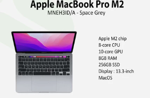 Macbook Pro M2 2022 MNEJ3ID/A GREY 256GB