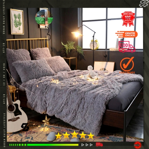 Selimut bulu rasfur lembut uk 180cmx160cm