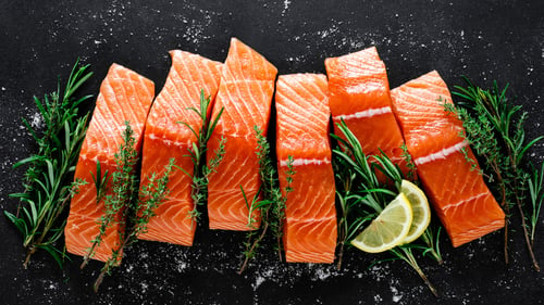 Ikan Salmon Fillet Premium Frozen 1 Kg