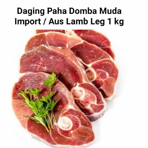 Daging Paha Domba Muda Import / Aus Lamb Leg 1 kg