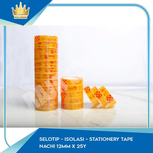 Selotip / Isolasi / Stationery Tape Nachi 12mm x 25y