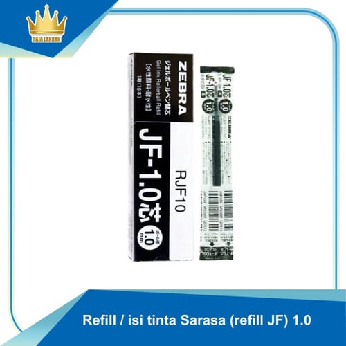 Refill / isi tinta Sarasa (refill JF) 1.0 Hitam - PCS