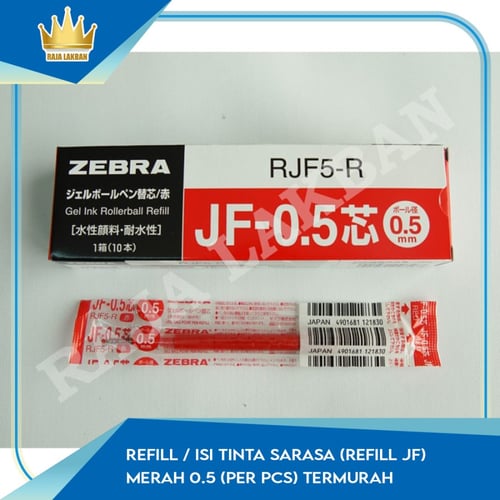 Refill / isi tinta Sarasa (refill JF) merah 0.5 (Per PCS) TERMURAH