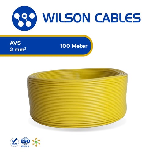 Wilson Cables - Kabel Otomotif AVS 2 mm2 100 meter - Cokelat