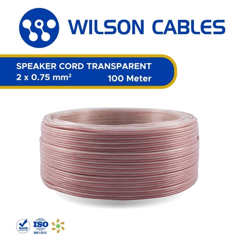 Wilson Cables - Kabel Audio 2 X 0.75 mm2 (2 x 30 0.18) Transparan - TR & TR-R