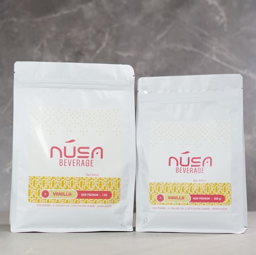 Nusa Beverage Bubuk Minuman - Vanilla New Premium - 500gr