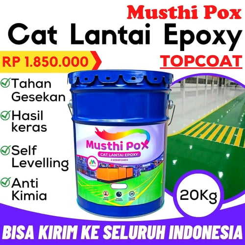 Cat Lantai Epoxy Top Coat Musthi Pox 20 Kg Langsung Dari Pabrik