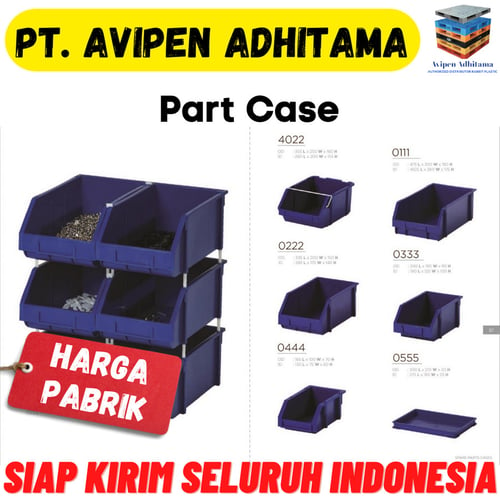 Spare Part Case Container Plastik Box Container Plastik Rabbit Dapat Disusun