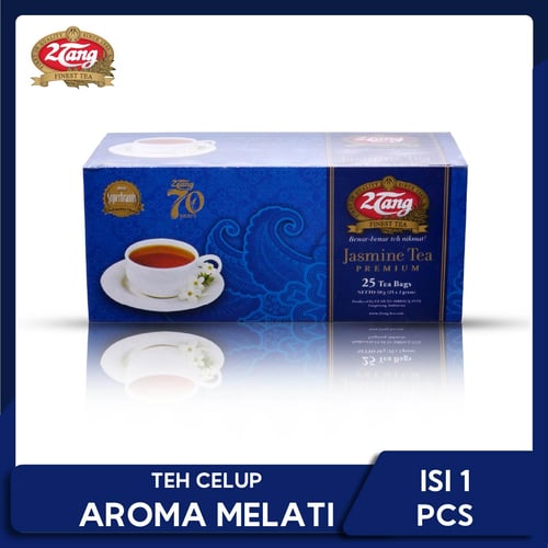 2Tang Jasmine Tea Premium 50gr (1 box 25 kantong/2 gr)