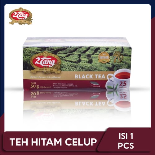 2Tang Black Tea 50gr (1 box 25 kantong/ 2gr)