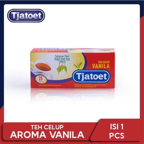 Tjatoet Vanilla 50gr (1 box 25 kantong/ 2gr)
