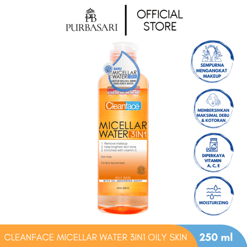 Cleanface Micellar Water 3in1 for Oily Skin 250ml