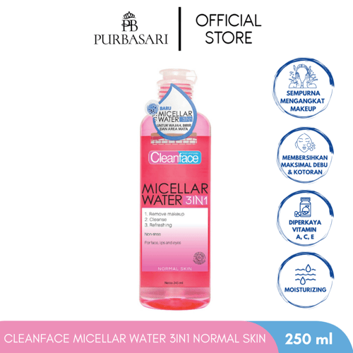 Cleanface Micellar Water 3in1 for Normal Skin 250ml