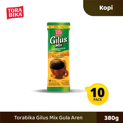 Torabika Gilus Mix Gula Aren Renceng 10 Sachets