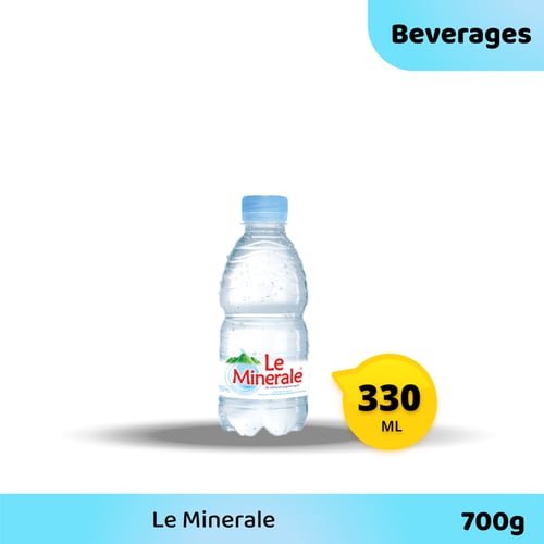 Le Minerale Air Mineral dalam kemasan Botol 330 mL