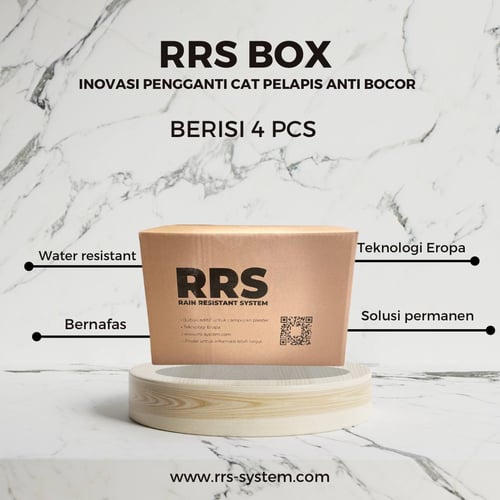 RRS BOX / 4 x 2 KG RRS / Rain Resistant System / Aditif untuk campuran plester