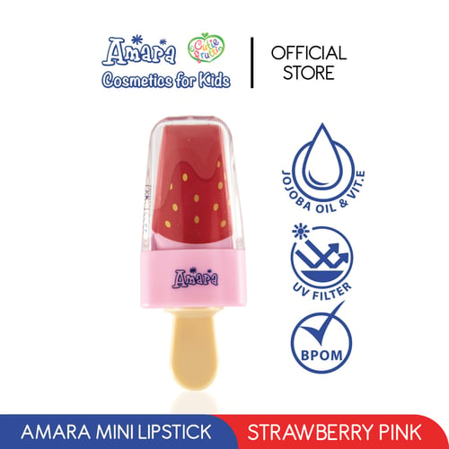 Amara Mini Lipstick Strawbery Pink