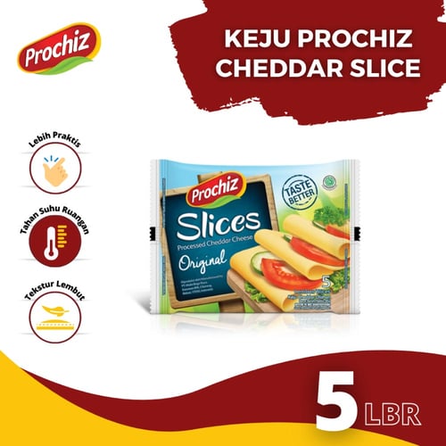 Keju PROCHIZ Slice Cheddar 5s