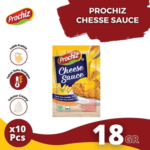 Keju PROCHIZ Cheese Sauce 18 gr 1 renceng isi 10 pcs