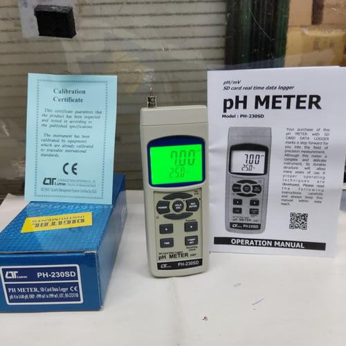 LUTRON PH-230SD PH Meter Data Logger (belum termasuk PH probe)