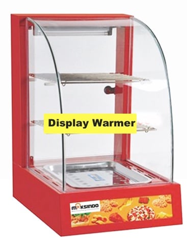 Warming Showcase/ Display Penghangat Makanan dengan Lampu ETDAH