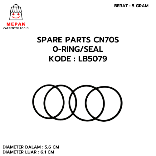 Jual Sparepart CN70 Spare part Paku Tembak O-ring / Seal / Sil / Seal Oring Cn70S