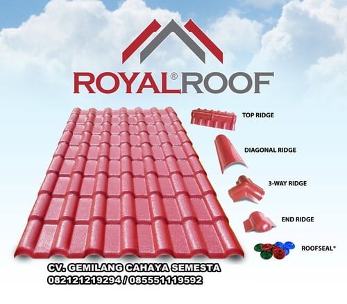 Atap UPVC ROYAL ROOF / ROYALROOF