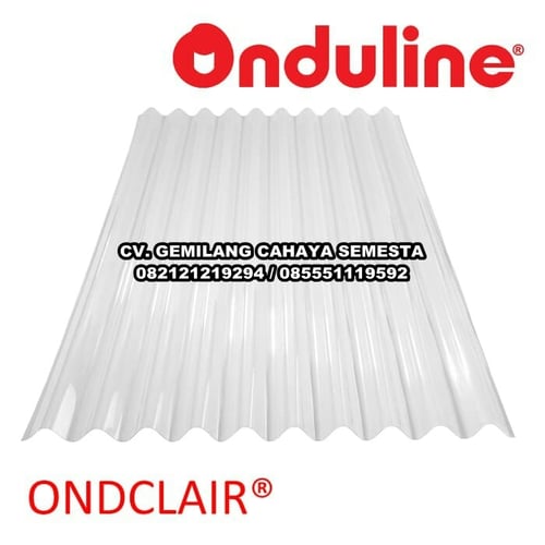 Ondclair / Onduclair / Asbes Transparan / Onduline Transparan
