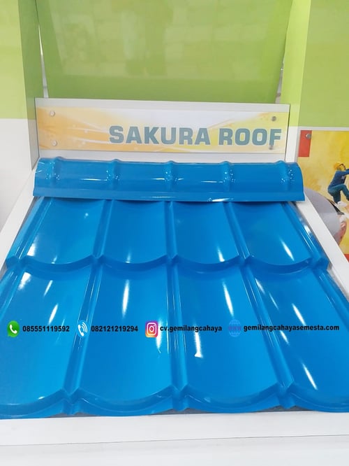 Genteng Metal Sakura Roof - Sakura Merpati ( 0,25 mm )