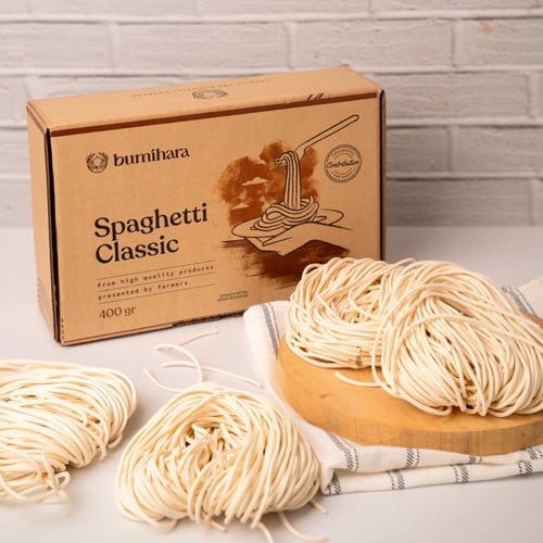 Artisan Pasta Spaghetti - Classic 400 gr + Cardboard