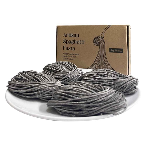 Artisan Pasta Spaghetti - Squid Ink 400 gr + Cardboard