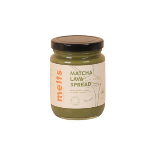 Melts Matcha Lava Spread 300 gr + Jar Kaca