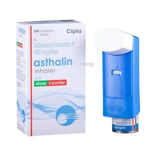Asthalin Inhaler asma, alat bantu pernafasan - INHALER