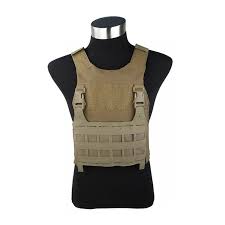 TMC FCSK PLATE CARRIER COYOTE BROWN