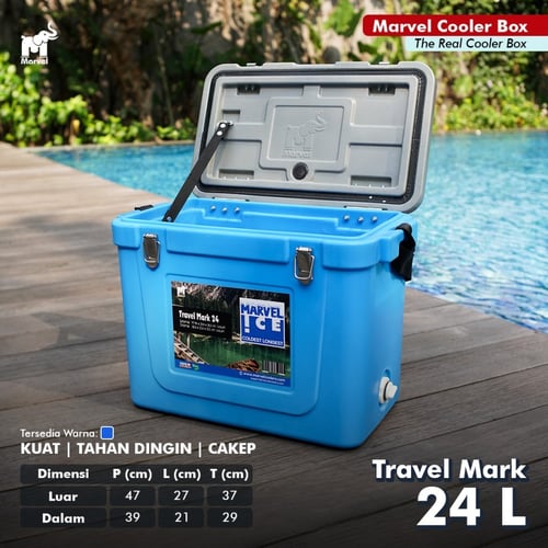 Cooler box 24 Ltr - Travel Mark (CoolBox - IceBox - marvel) 20 liter