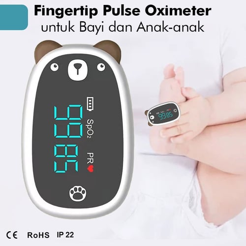 Oximeter Bayi Balita & Anak-anak Fingertip Pulse Oximeter baby & Kids