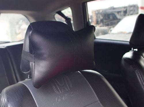 NICKEI Car Seat Headreast Bantal Leher Jok Mobil N097