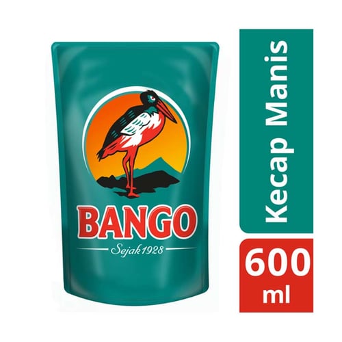 BANGO Kecap manis 550 ml 1 Dus Isi 12 Pouch