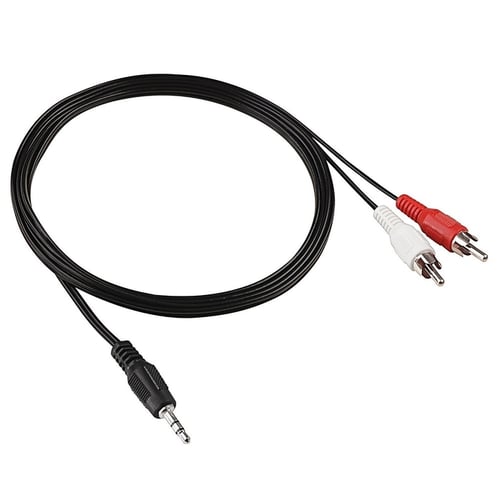 Good Quality Jack 3.5mm Stereo to RCA Male Audio Cable 1.5m