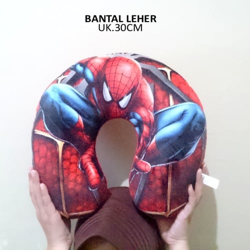 Bantal Leher Boneka Spiderman 30cm