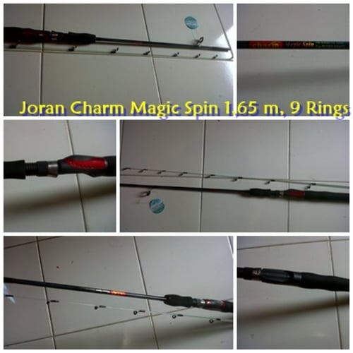 Joran Charm Magic Spin Lentur 9 Rings 1,65 m