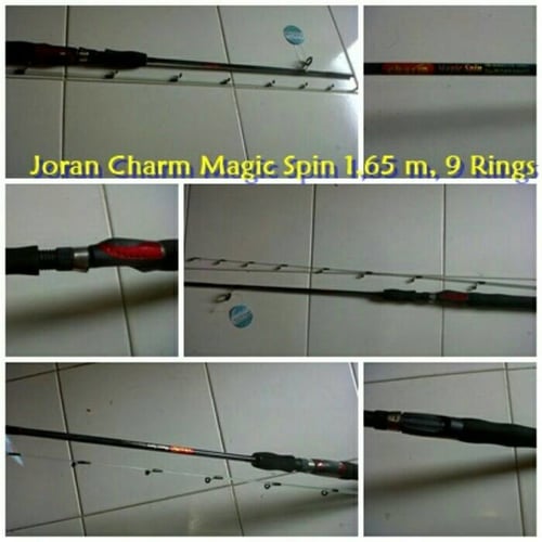 Joran Full Fiber Super Lentur Charm Magic Spin 1.65 m