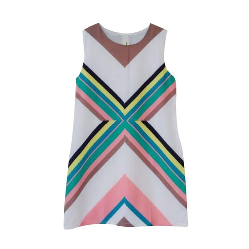 Mitun Semi Salur Sleeveless Dress Anak - Multicolor