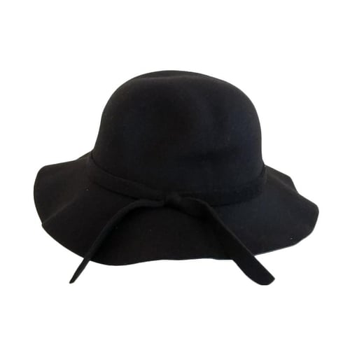 GBS Fashion Wol Fedora Girl Hat Topi Anak - Black