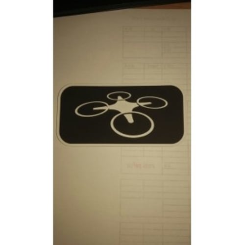 Sticker Drone Logo For Hardshell phantom 4