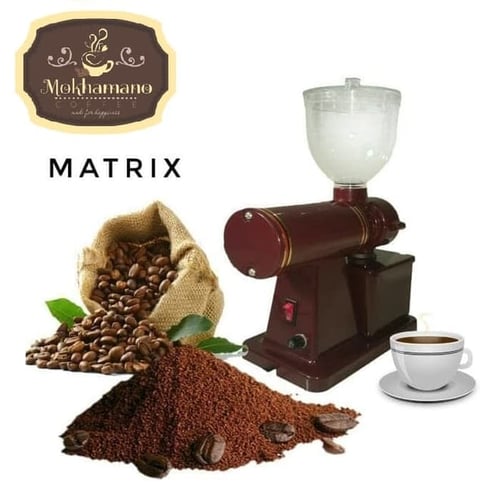 MATRIX Electric Coffee Grinder / Gilingan Kopi Listrik ET-600 - Red