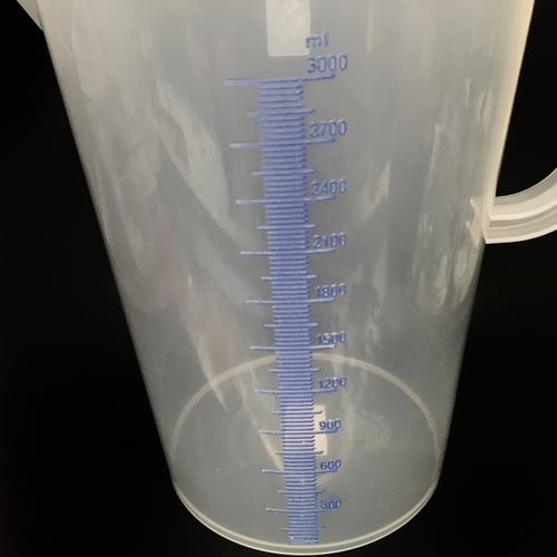 Green Leaf Polycarbonate Measuring Cup / Gelas Ukur Plastik 3000 mL
