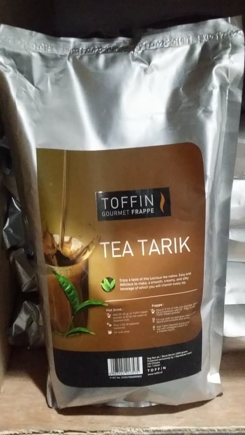 Toffin Frappe Powder Tea Tarik Cafe Commercial Pack 1000gr