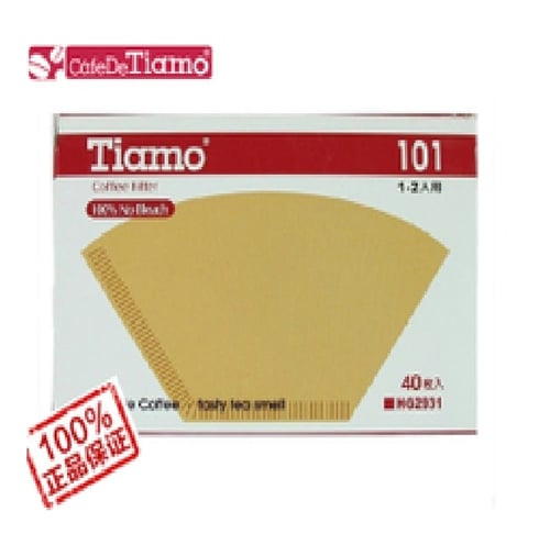 Tiamo Flat Bottom Coffee Paper Filter / Kertas Filter Kopi 101-01-40M